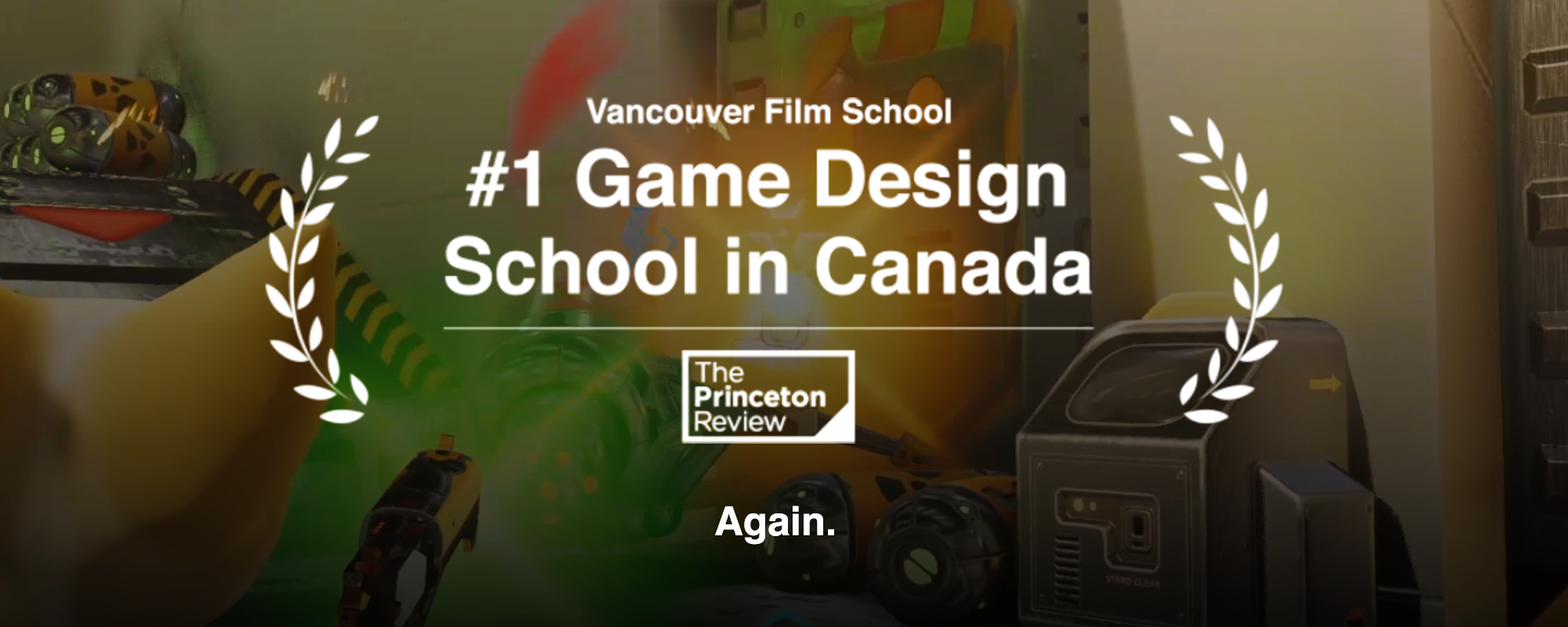 VFS Named the #1 Game Design School in Canada by The Princeton Review
