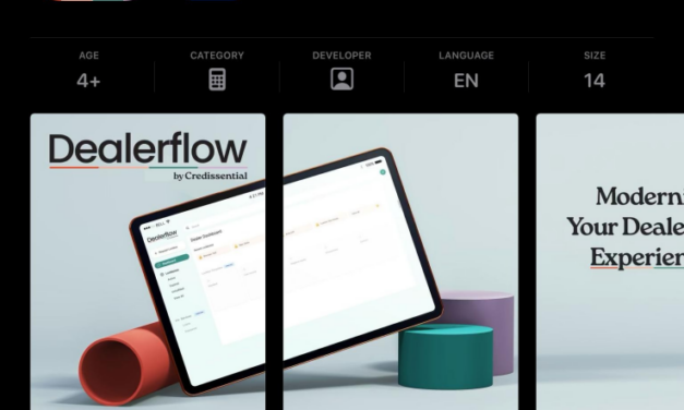 Credissential Announces Significant Step Towards Commercialization with Enterprise Solution DealerFlow Launch on App Store for iPad